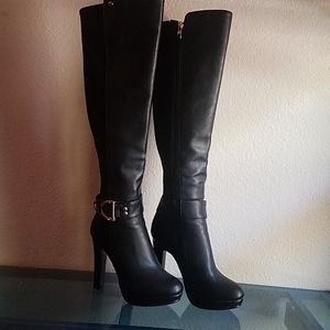 Italina by Summer Rio Black Knee High Boots